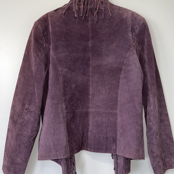 DIALOGUE fringe suede jacket - Picture 8 of 9